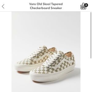 Vans Old Skool Tapered Checkerboard Sneaker